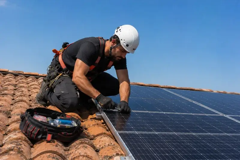 Maintenance et monitoring de panneaux solaires à Bellegarde-Poussieu