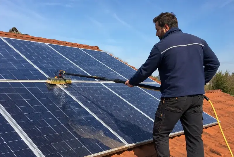 Nettoyage et entretien de panneaux solaires à Bellegarde-Poussieu
